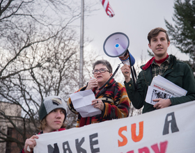 Gallery: Women’s Day Sanctuary Campus Rally