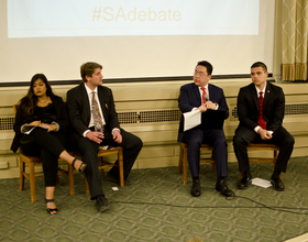 Students react to the second Student Association debate of campaign season