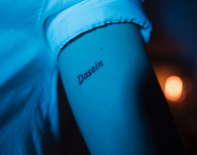 Grad student embraces anxiety with German tattoo