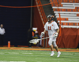 Asa Goldstock, freshman goalie, looks to guide No. 2 seed Syracuse in the ACC tournament