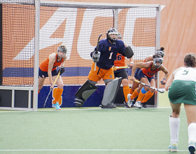 Borg van der Velde, No. 5 Syracuse defense, in the middle of 5-game shutout streak