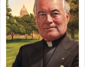 Syracuse native Rev. Theodore Hesburgh commemorated on stamp