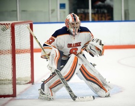 Mike Cuozzo shines in first year as primary goaltender for SU