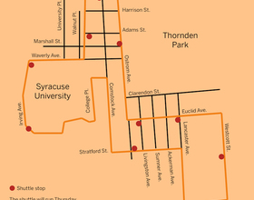 Students hop on the Euclid Shuttle as transportation service officially launches