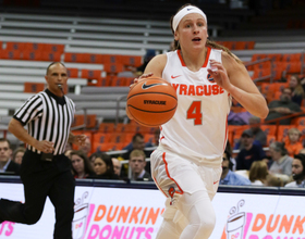 Tiana Mangakahia sets Syracuse’s single-season assist record in loss to Virginia Tech