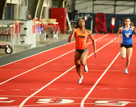 Freshman sprinter Eunice Boateng makes impact after coming from Canada in January