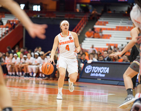 Tiana Mangakahia breaks ACC single-season assist record as Syracuse beats Boston College, 69-63