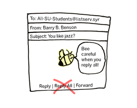 Can you bee-lieve yesterday's email fiasco?