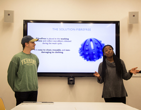 2 SU students create FibreFree to make laundry more sustainable