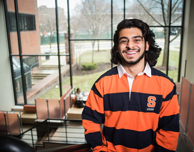 Ryan Patel: Tour guide decides no better place to give back than on SU campus