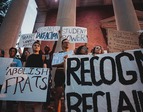 Recognize Us protests, marches across SU campus Tuesday night