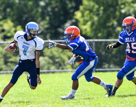 Bishop Grimes cruises to 62-8 opening day win in quarterback AJ Burnett’s first varsity game