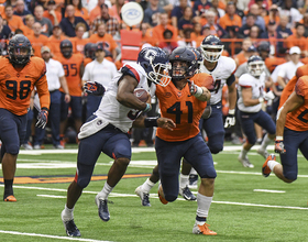 Inexperienced SU linebackers suffer growing pains