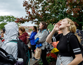 Students protest Kavanaugh during walkout, demand SU end rape culture