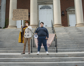 Trump administration proposal sparks trans rights rally on Quad