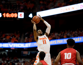 Battle, Brissett combine for 45 of Syracuse’s 63 points in tight win over Cornell