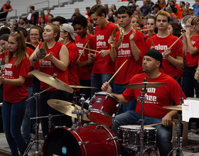 This local high school band plays at Syracuse basketball games over winter break