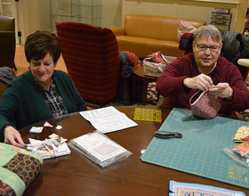 Quilters, knitters gather at Hendricks Chapel to give back to Syracuse community