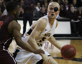 Despite eye patch, Dalton Bolon keeps shooting for West Liberty University