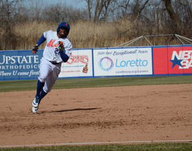 Rajai Davis still ‘specializes’ in speed, even as the Syracuse Mets’ oldest player at 38