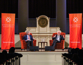 Former US Ambassador Martin Indyk talks Middle East relations in final University Lecture