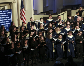 Music and Message concert at Hendricks Chapel dedicated to Black History Month