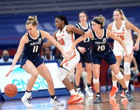 Defensive presence of Lewis, Strautmane propels No. 22 Syracuse over PSU