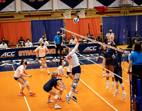 How Viktoriia Lokhmanchuk overcame a torn ACL to become SU’s kills leader