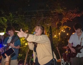 NONEWFRIENDS.’s outdoor concert heard throughout the neighborhood