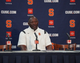 Dino Babers speaks on Tommy DeVito’s departure, special teams struggles