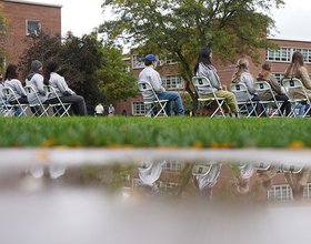 Gallery: 2021 Remembrance Scholars participate in 'Sitting in Solidarity'