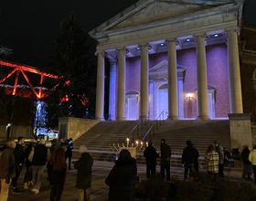 SU’s Chabad House hosts annual menorah lighting Tuesday night