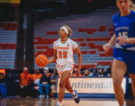 When SU strays from its fast pace, Alaina Rice's tough play provides a spark