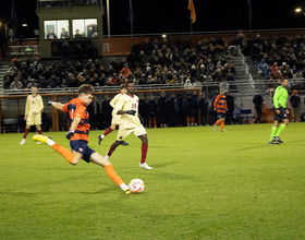 Jeorgio Kocevski scores Syracuse’s only goal in return from 2-game suspension