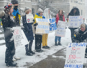 Ukrainian students are in constant anxiety as they await news about home