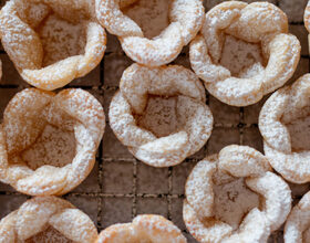 Sugarcoat the end of spring semester with these flower-shaped cream cheese-jam tarts