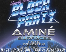 Aminé, Faye Webster and Surfaces to headline Block Party on April 28