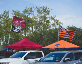 Colgate fans take over Skytop before football game