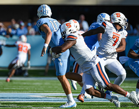 Observations from SU's blowout loss to No. 14 UNC: Drake Maye dominates, poor tackling