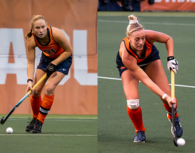 SU's Charlotte de Vries, Eefke van den Nieuwenhof make NFHCA Senior Team