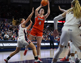 Sophie Burrows scores career-high 18 points in SU’s NCAA Tournament 2nd round loss to UConn