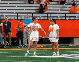 Emma Ward, Emma Tyrrell combine for 10 goals in No. 5 SU’s 16-13 win over No. 7 Loyola