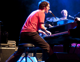 Piano man: Ben Folds performs a versatile, interactive set at Block Party