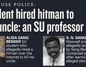 Police: Student hired hitman to kill uncle: an SU professor