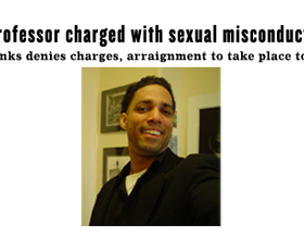 Professor charged with sexual misconduct