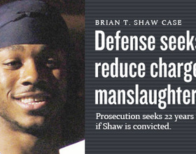 Defense seeks to reduce charge in Shaw case