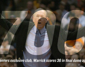 After 700, a more playful Boeheim