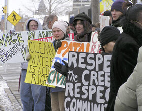 South Side residents protest Midland plant