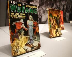 Pages from history: Display of retro pulp fiction magazines show genre's influence on modern culture