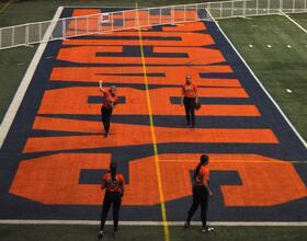 SB :  Diamond cuts: Carrier Dome transformed into softball field, hosts games for 1st time in history